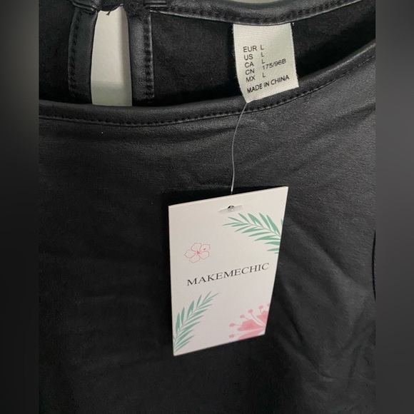 NWOT. Sleeveless crop top, L - Picture 3 of 3